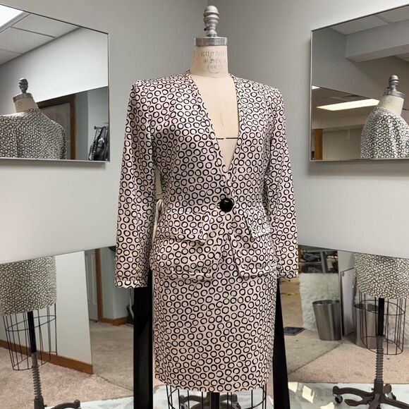 80s Saint Laurent Matching Suit Set - Picture 1 of 8